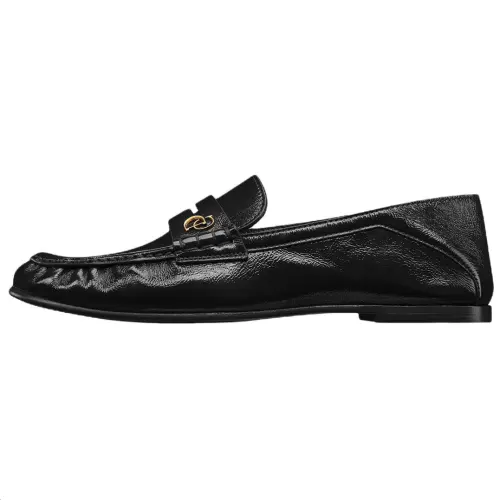 DIOR Time Calfskin Casual Shoes Women's Black