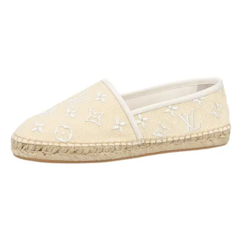 LOUIS VUITTON Starboard Flat Espadrille Shoes 'Baby Yellow' Women's