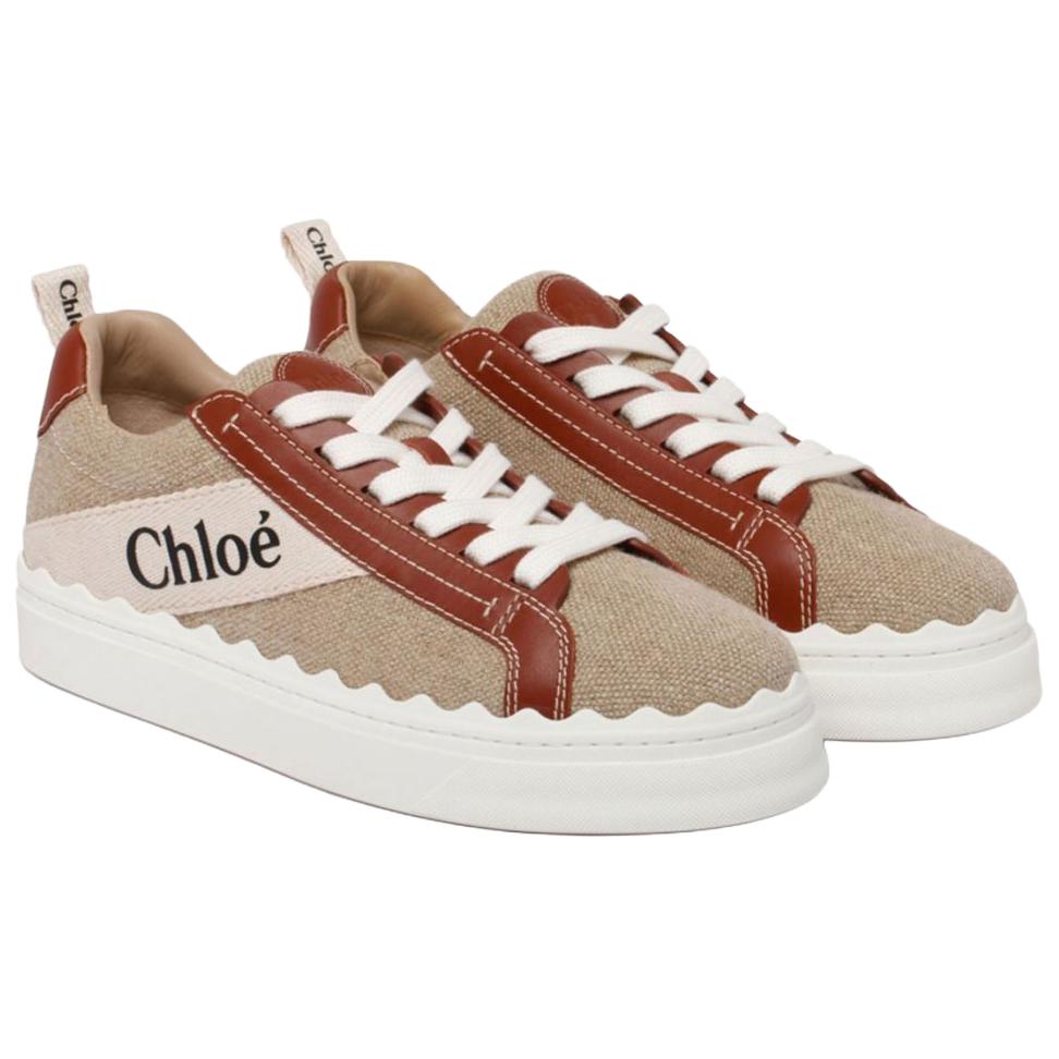 Chloé Lauren Low-top Canvas Sneakers
