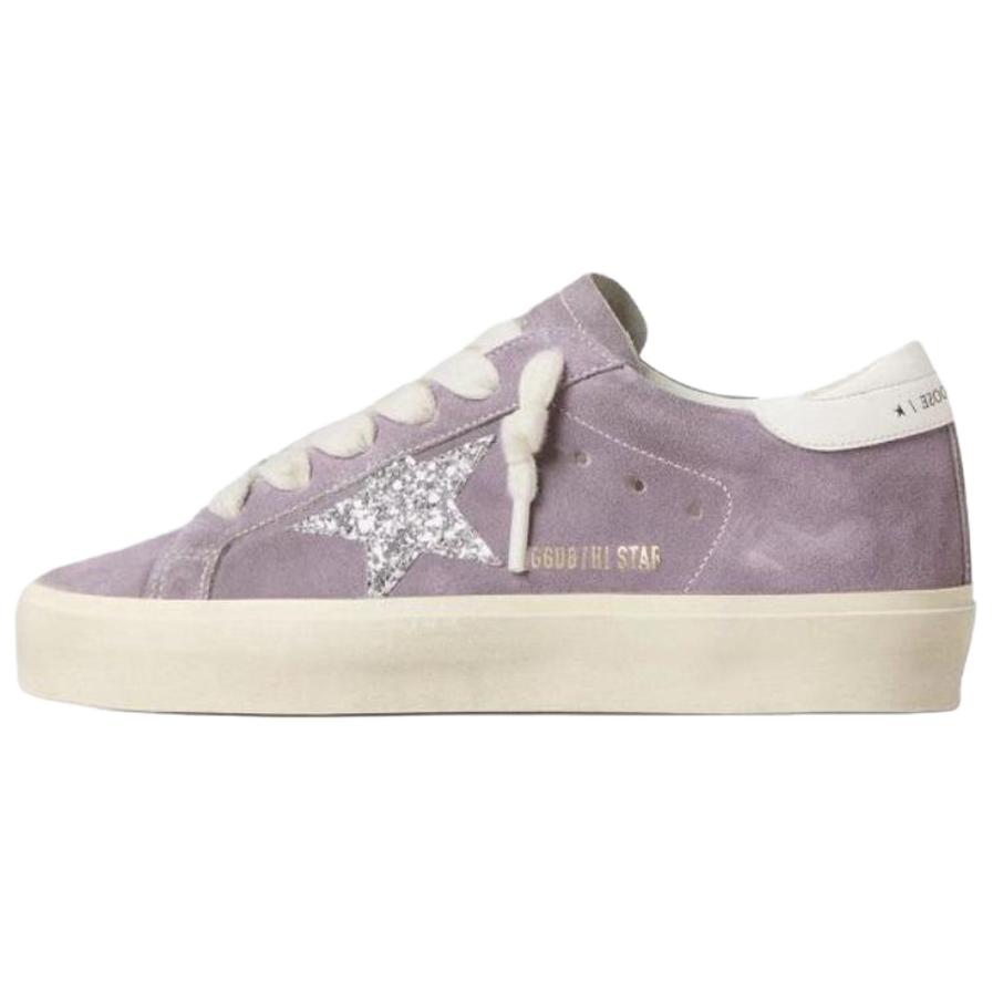 Женские кеды Golden Goose Hi Star (фиолетовые)