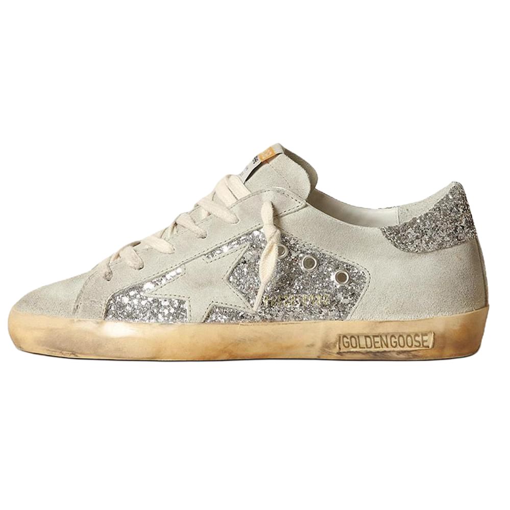 Женские кеды Golden Goose Super-Star (серый)