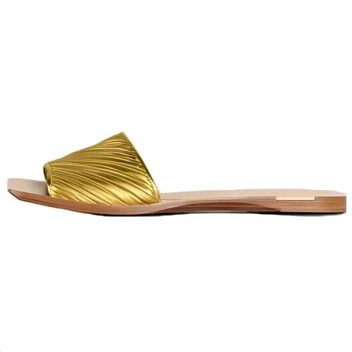 Bottega Veneta Slide Slippers Women's Gold