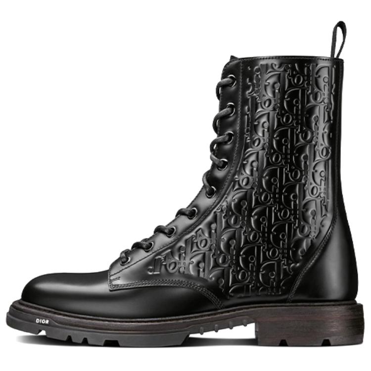 DIOR Dior Explorer Cowhide Lace Casual Boots Men's Black
