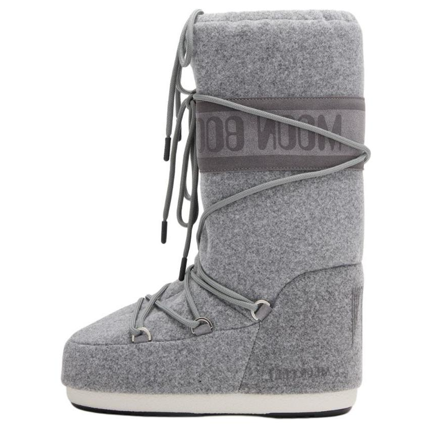Ботинки Moon Boot короткие (серые)