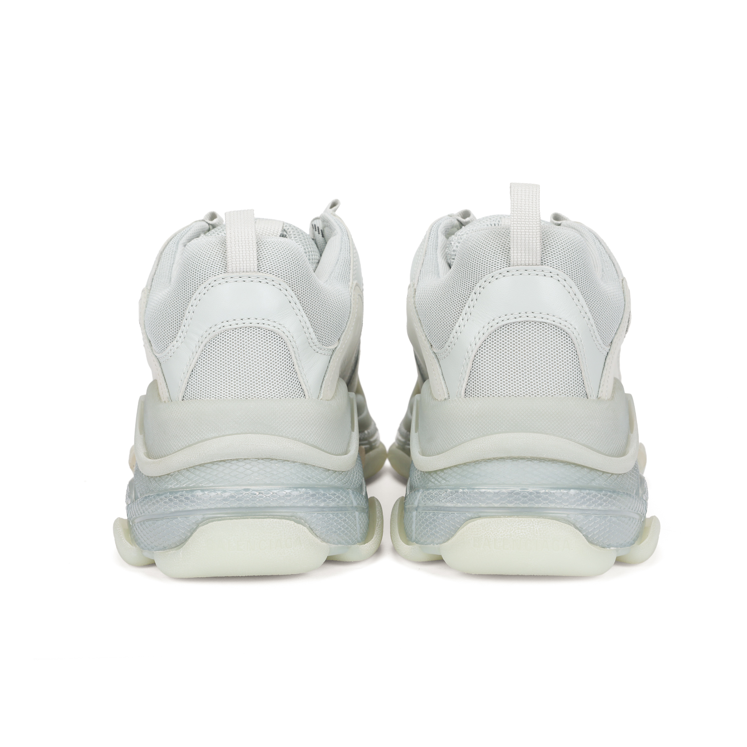 Мужские кроссовки Balenciaga Triple S (серо-белые) — фото 4