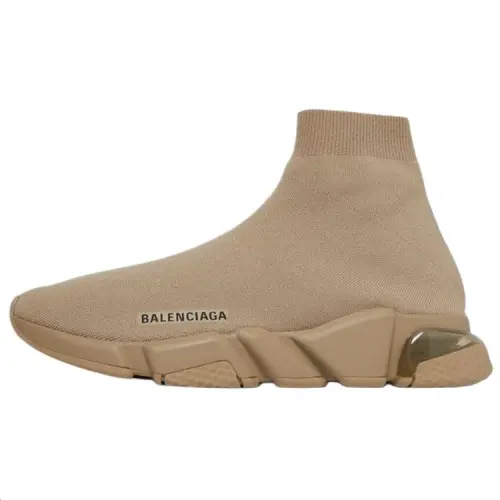 Balenciaga Speed High top Casual Shoes Men's Brown