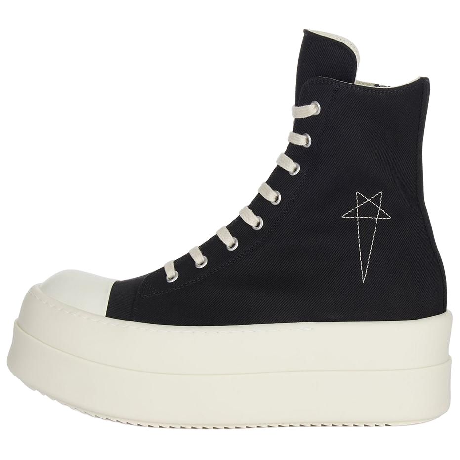 Мужские кеды Rick Owens DRKSHDW (черные)