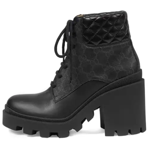 Gucci Wmns Gg Ankle Boot 'Black Gg Supreme' Women's