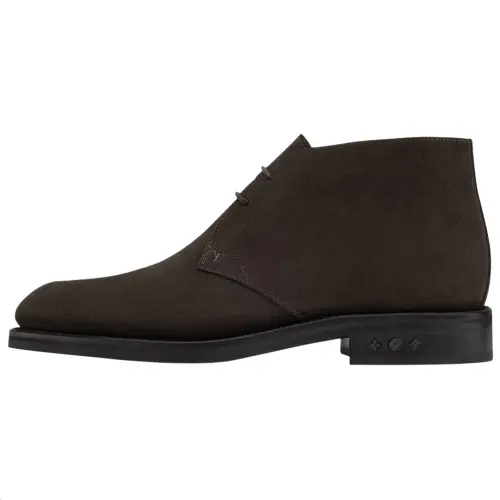 LOUIS VUITTON Sorbonne Suede Casual Shoes Men's Brown
