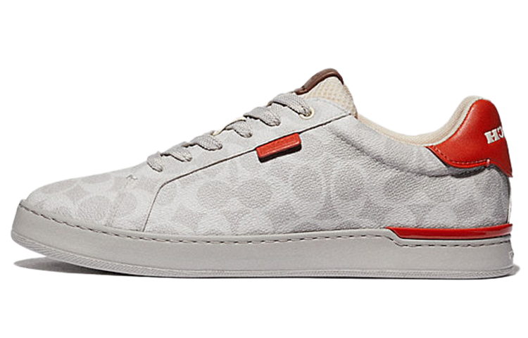Мужские кеды COACH CitySole Lowline (серо-красные)
