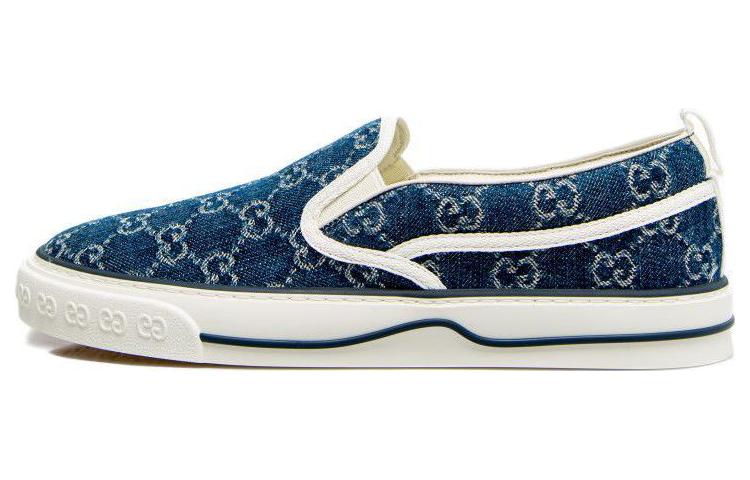 Мужские кеды Gucci Tennis 1977 (синие)