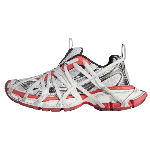 Balenciaga 3XL EXTREME LACE Low top Chunky Sneakers Men's Red