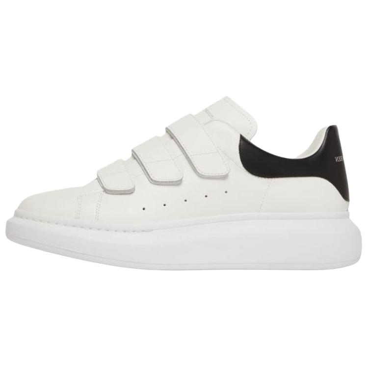 Женские кеды Alexander McQueen Oversized (бело-черные)