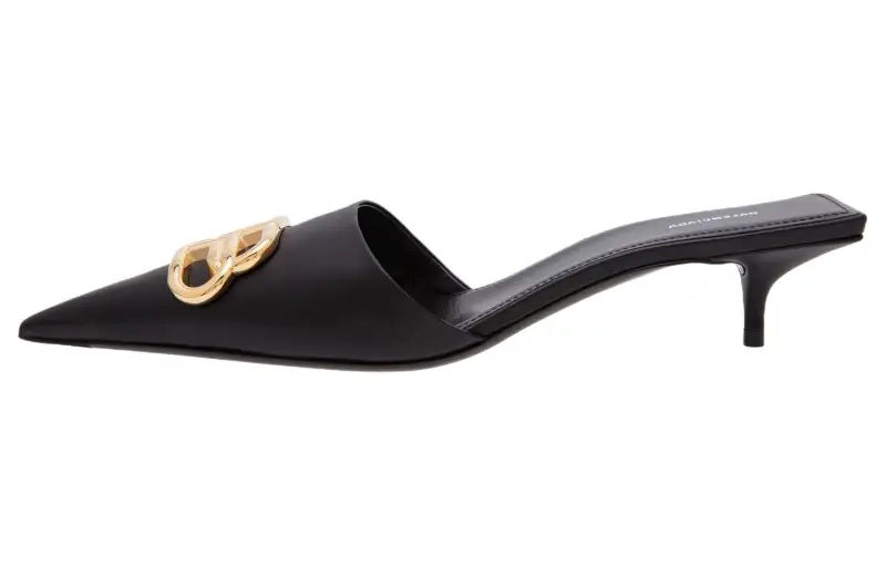 Balenciaga Closed Toe Slippers Women's Black