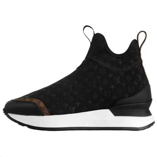 LOUIS VUITTON Neo Run Away High top Casual Shoes Women's Black