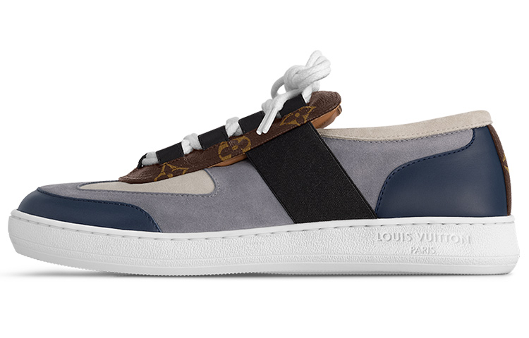 Женские кеды Louis Vuitton Lous (серо-голубые)