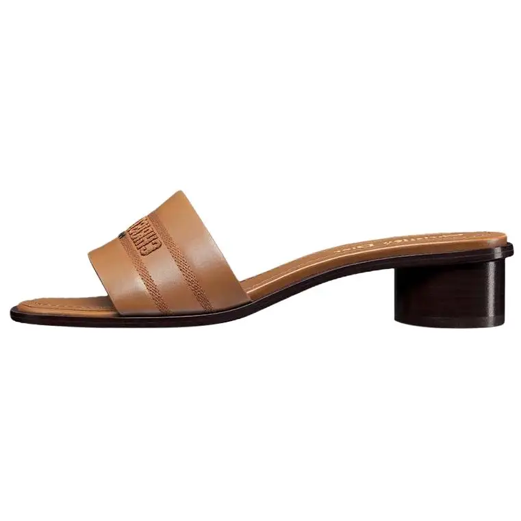 DIOR Dway Slide Slippers 3.5cm Women's Brown