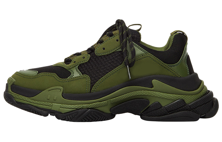 Мужские кроссовки Balenciaga Triple S (зеленые)
