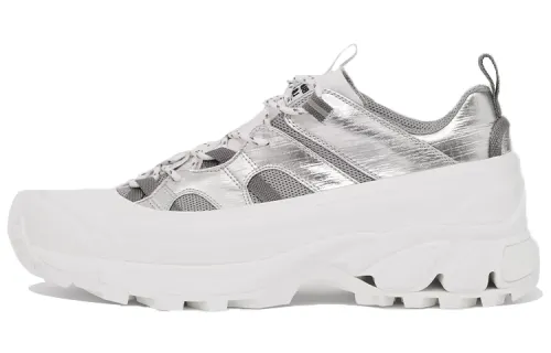 Burberry Arthur Cushioning, Wear Resistant Low top Casual Shoes Men's Silver