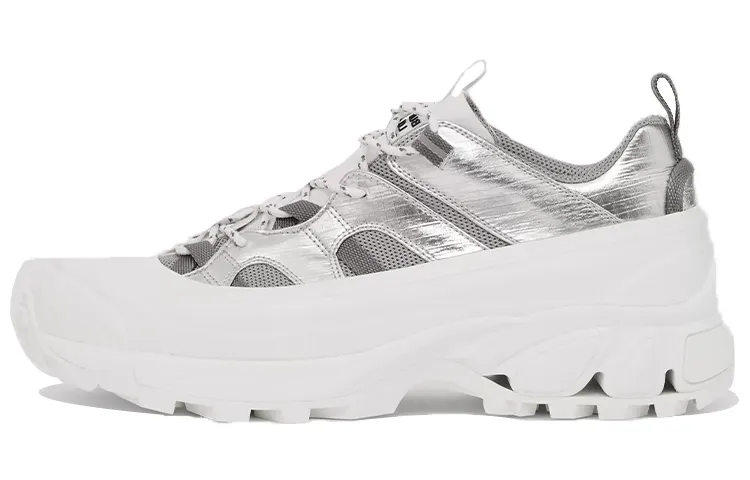 Burberry Arthur Cushioning, Wear Resistant Low top Casual Shoes Men's Silver