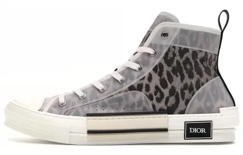 DIOR B23 High Top Brown Leopard