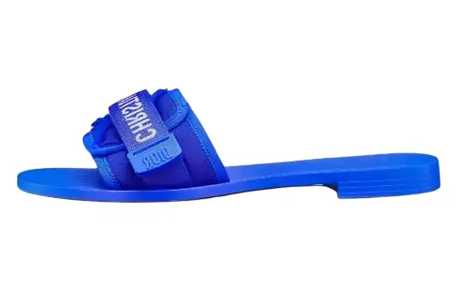 DIOR Diorevolution Abrasion Resistant Slide Slippers Women's Bright Blue