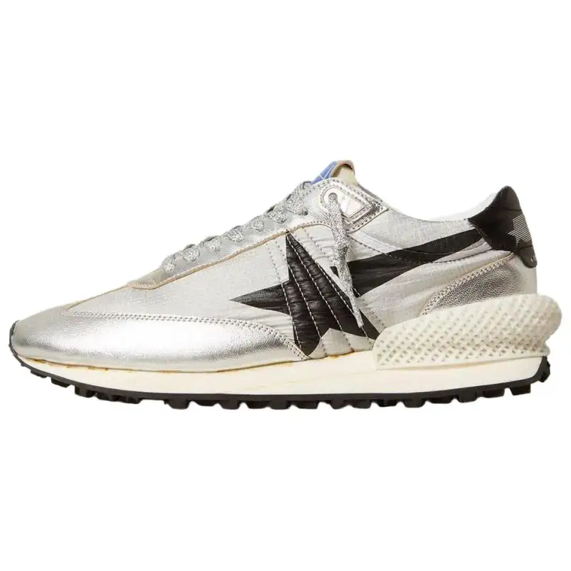 Golden Goose Running Marathon Laminated-leather Sneakers