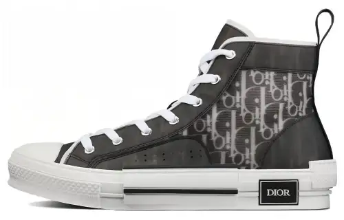DIOR B23 High Black White Oblique