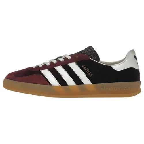 Adidas X GUCCI Gazelle Burgundy Velvet