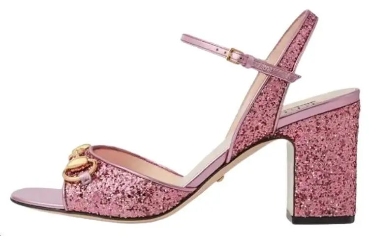 GUCCI One Strap Sandals Women's Pink