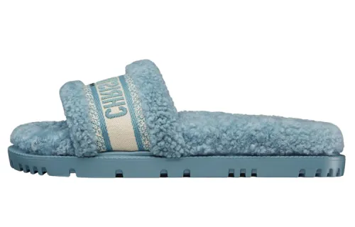 DIOR Dway Slide Slippers Women's Sky Blue