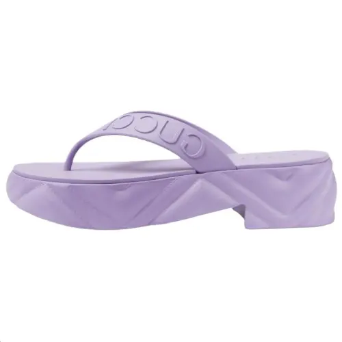 GUCCI Flip Flops 5.2cm Women's Light Purple