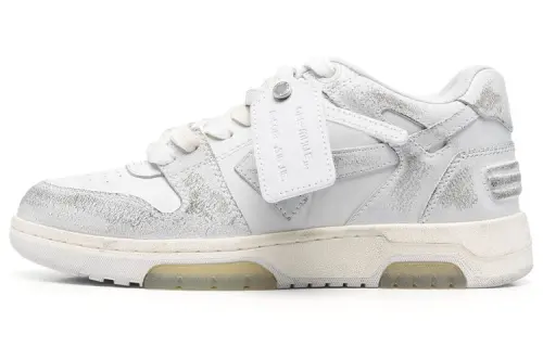 OFF WHITE Out Of Office Ooo Low Tops White Vintage Women's