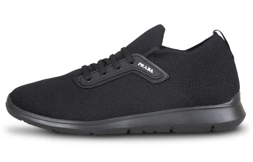 PRADA Low top Casual Shoes Men's Black