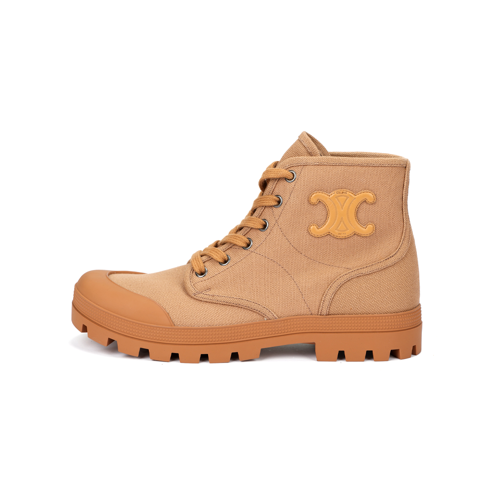 CELINE Patapans Outdoor Boots Women's Tawny