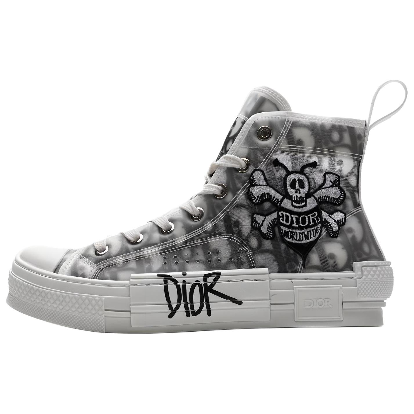 DIOR And Shawn B23 High Top Bee Embroidery