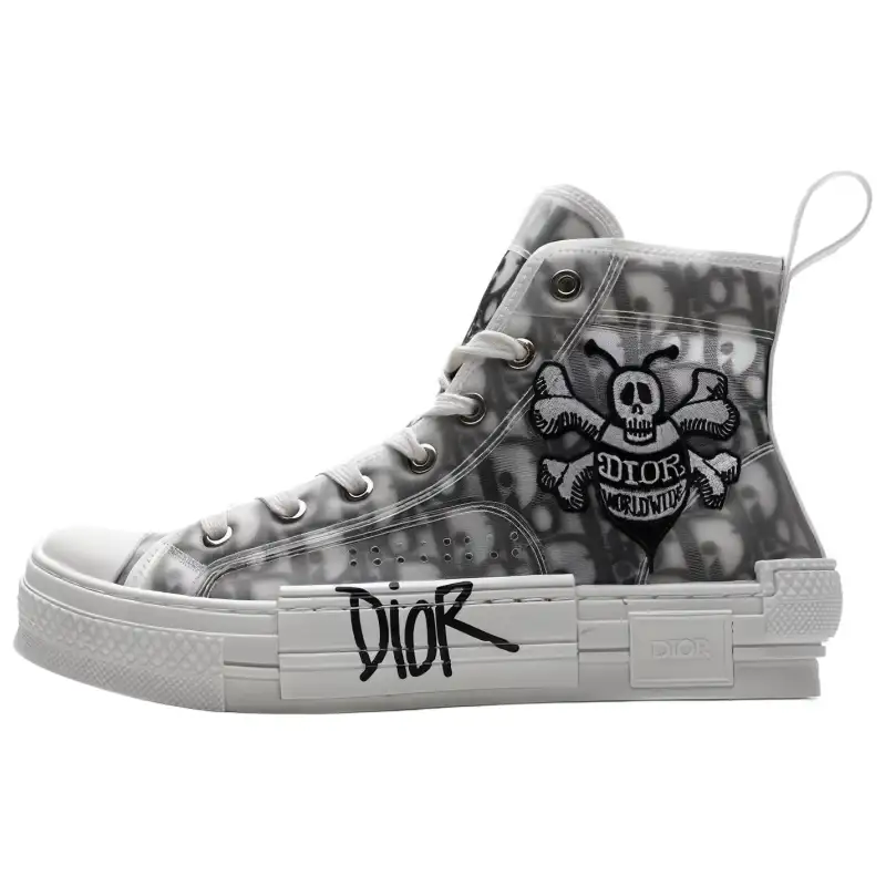 DIOR And Shawn B23 High Top Bee Embroidery
