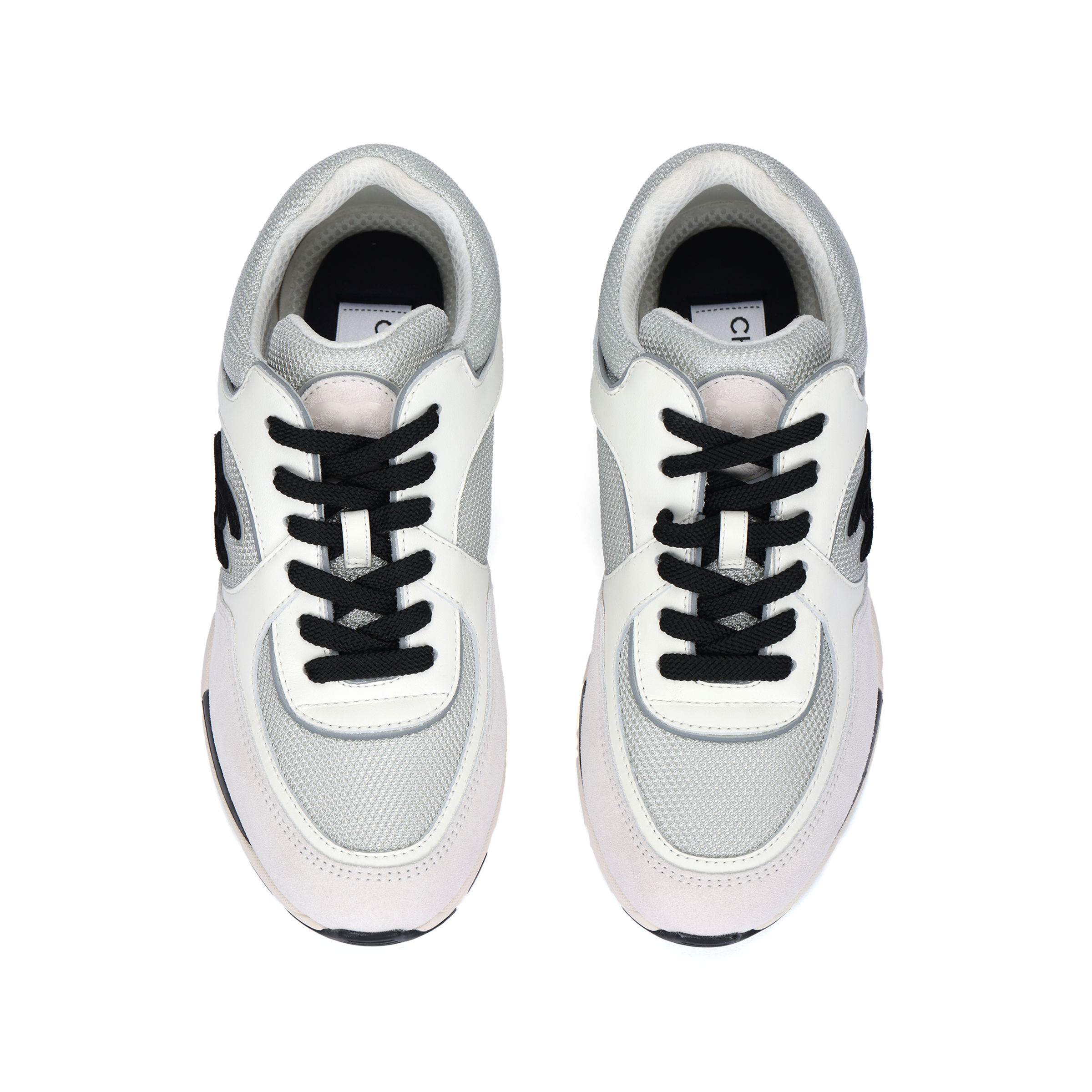 Chanel Sneaker 'White Light Grey Black' Women's