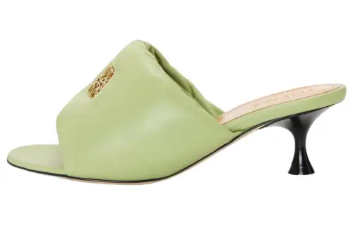 LOEWE Anagram Slide Slippers Women's Green