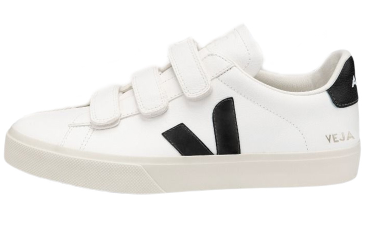 VEJA Recife Lace Up Low top Stylish Skateboarding Shoes Unisex White Black