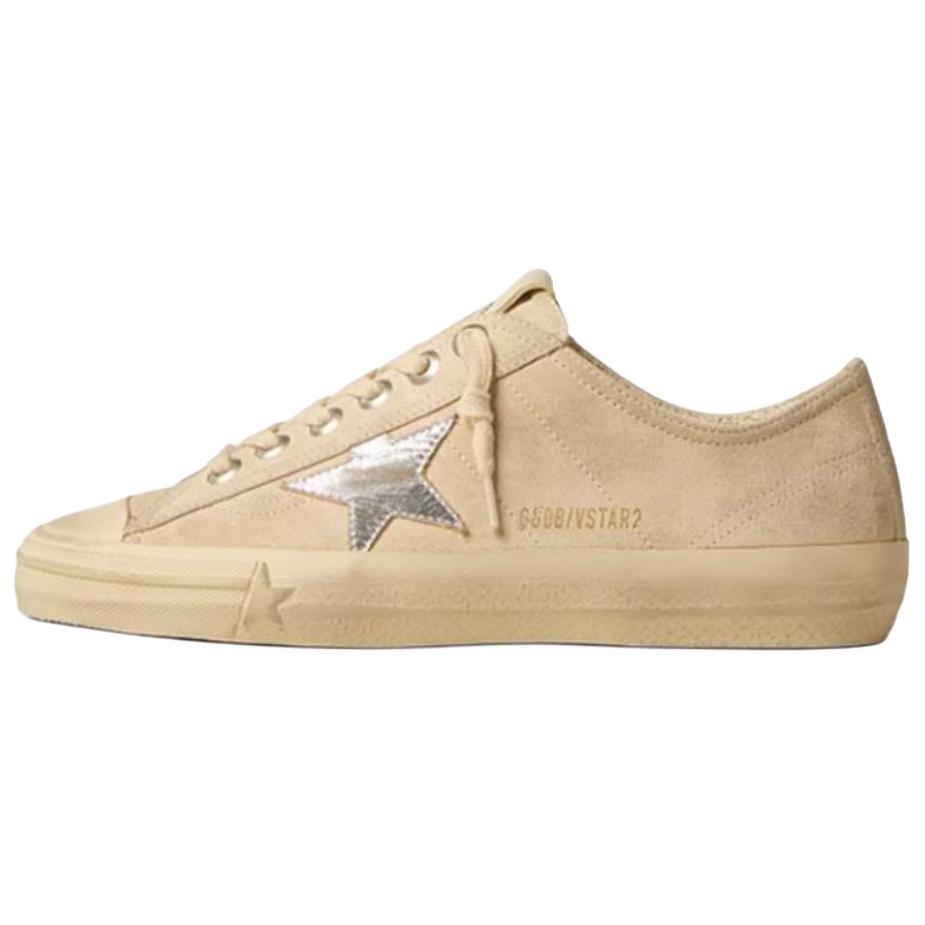 Женские кеды Golden Goose V-Star (белые)