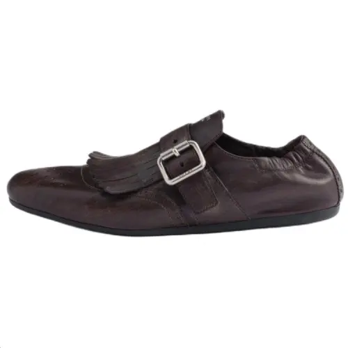 PRADA Shuffle Casual Shoes Women's Dark Brown