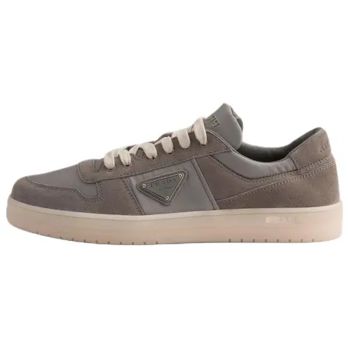PRADA Downtown Low top Skateboard Shoes 3.5cm Men's Gray