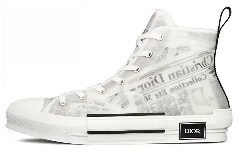 DIOR B23 High Top Daniel Arsham Newspaper