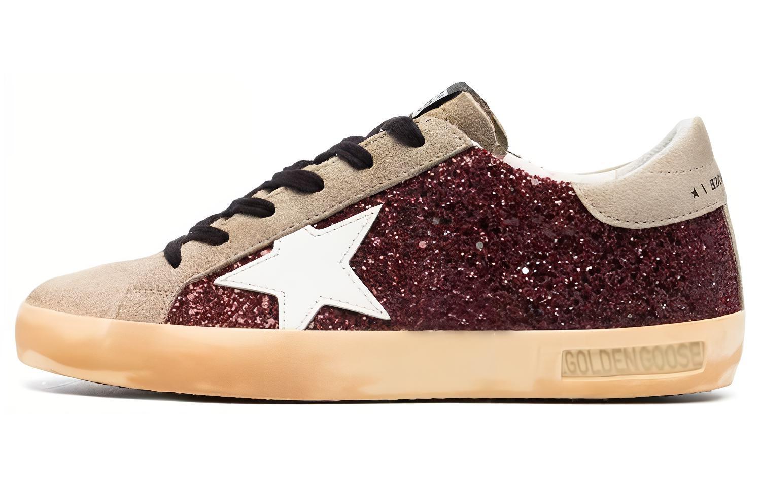 Женские кеды Golden Goose (красные)