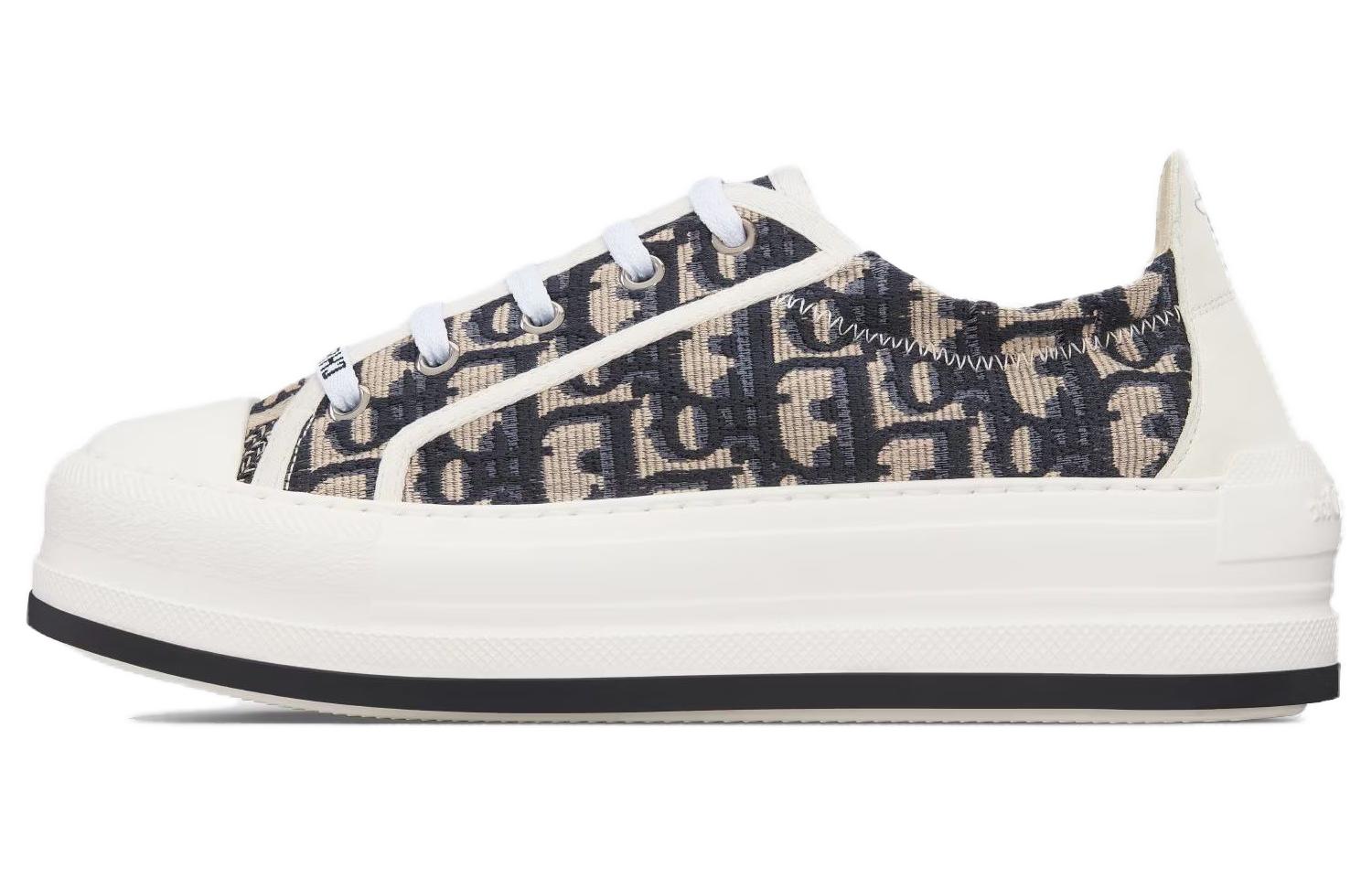DIOR Women's Walk'n'DIOR Platform 'DIOR Oblique - Deep Blue'