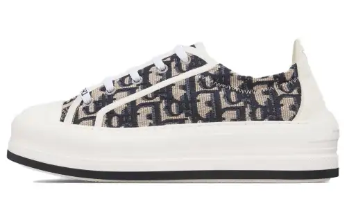 DIOR Women's Walk'n'DIOR Platform 'DIOR Oblique - Deep Blue'