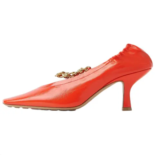 Bottega Veneta SHARP Slim Heel High Heels 6CM Women's Orange