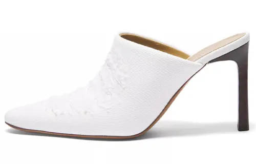 LOEWE Closed Toe Slippers Women's White