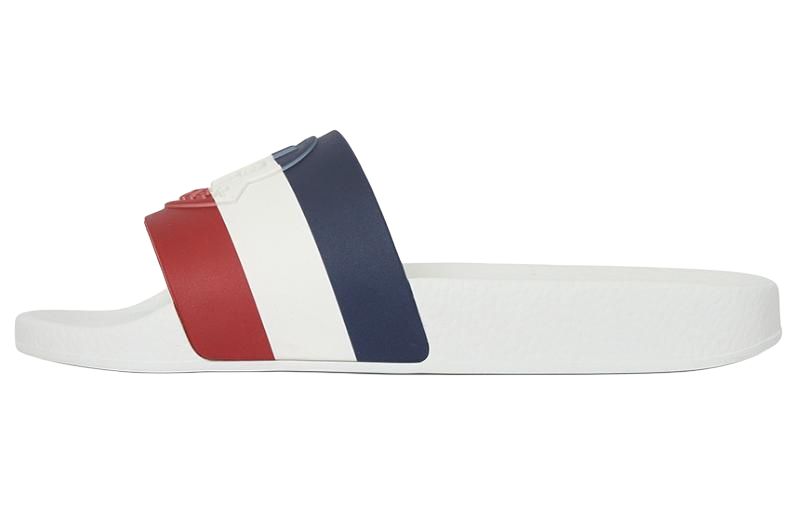Мужские шлепанцы Moncler Basile (белые)